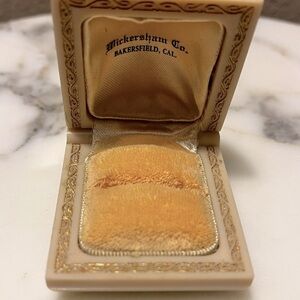 Rare Find, Antique Ring Box, Wickersham, Co Jewelry.